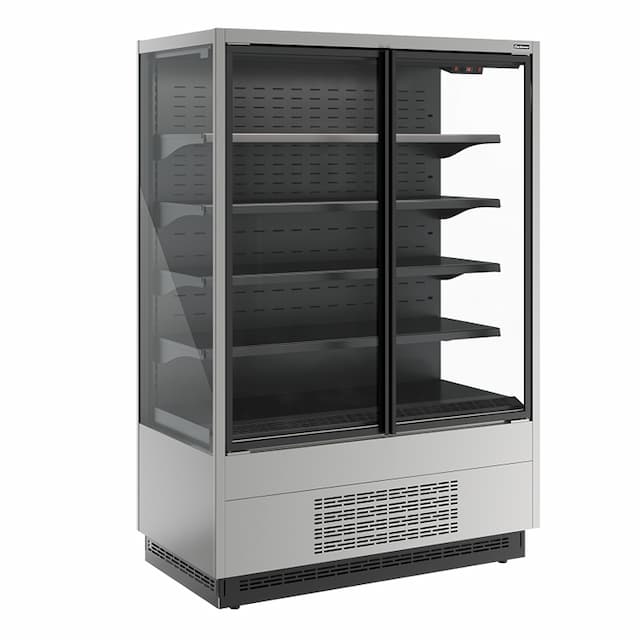 Витрина холодильная Carboma FC20-07 VV 1,0-1 (9006-9005) Cube 2 STANDARD фронт X1