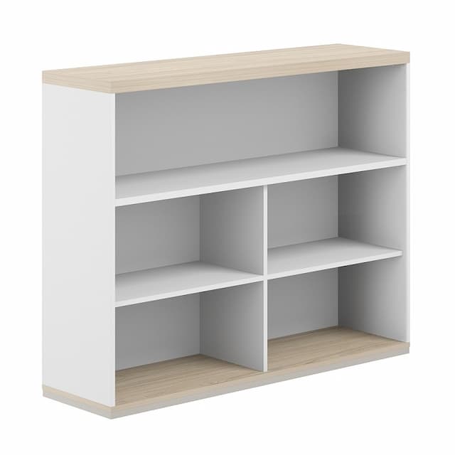 Стеллаж-комбо 1638 односторонний Norden Allegro AG.253.302.673.WH с топом и экраном ЛДСП