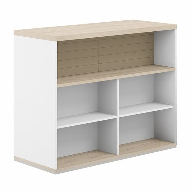 Стеллаж-комбо 1438 двухсторонний Norden Allegro AG.255.402.665.BG с топом и экраном тканевым высоким