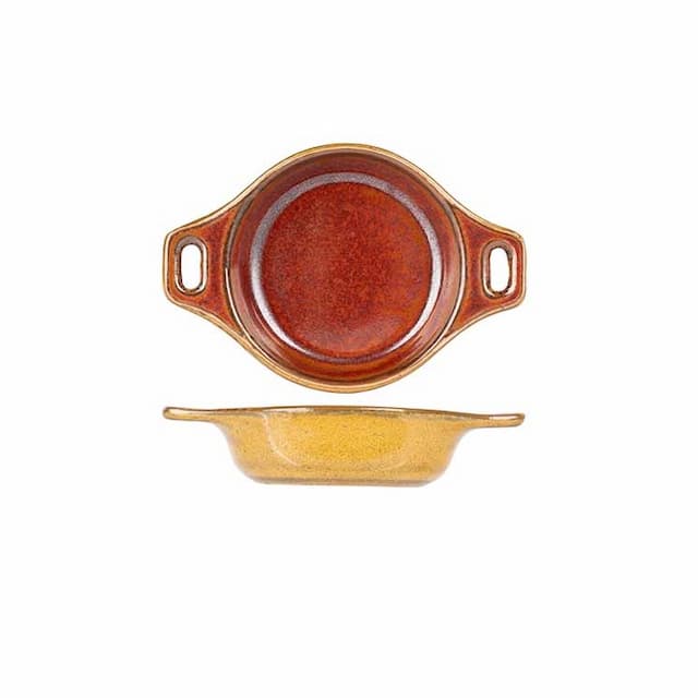 Соусник с ручками 9,4x6,6 см h 2,9 см CosyTrendy Elements Mustard 5698004